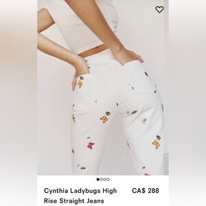 Reformation Cynthia ladybug jeans